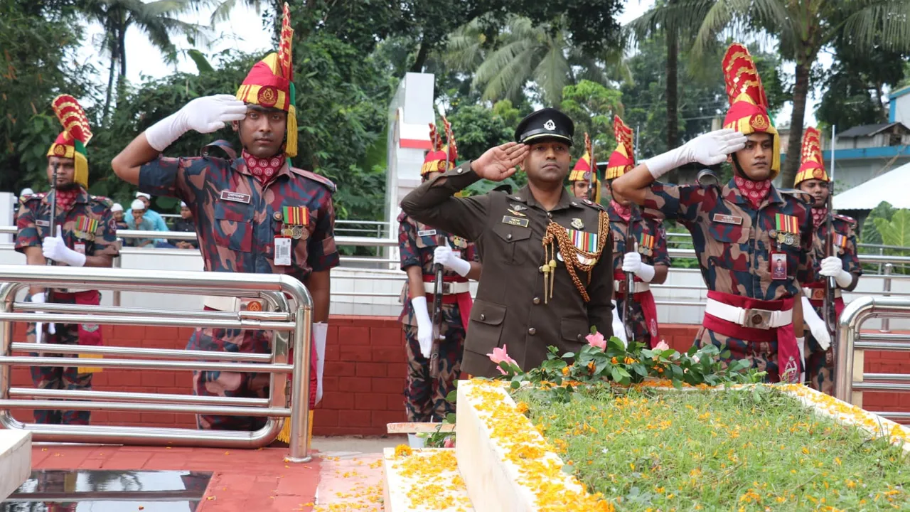 বীরশ্রেষ্ঠ নূর মোহাম্মদের ৫৫তম শাহাদতবার্ষিকী পালন বিজিবির