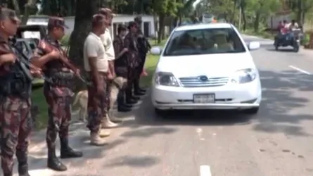 মৌলভীবাজার সীমান্তে বিজিবির কড়া নজরদারি ও টহল