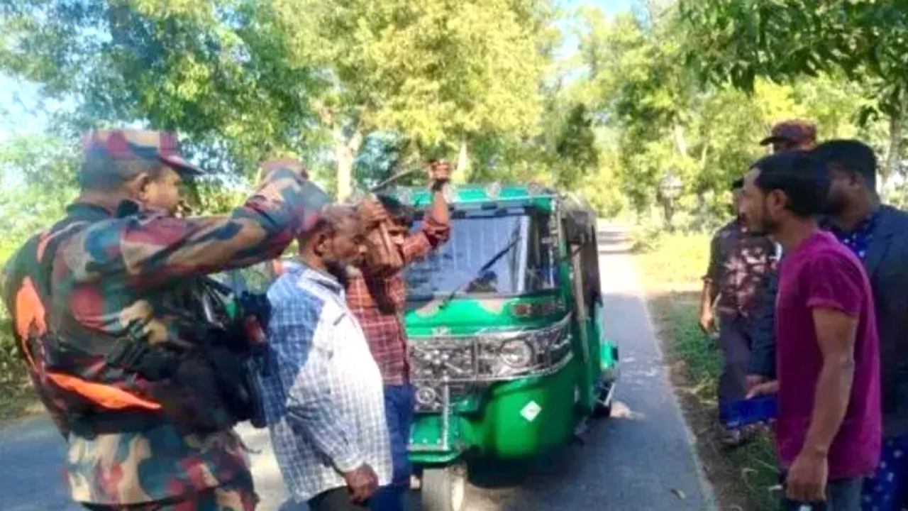 হাদির ‍হত্যাচেষ্টাকারীদের পলায়ন রোধে মৌলভীবাজারে কঠোর অবস্থানে বিজিবি