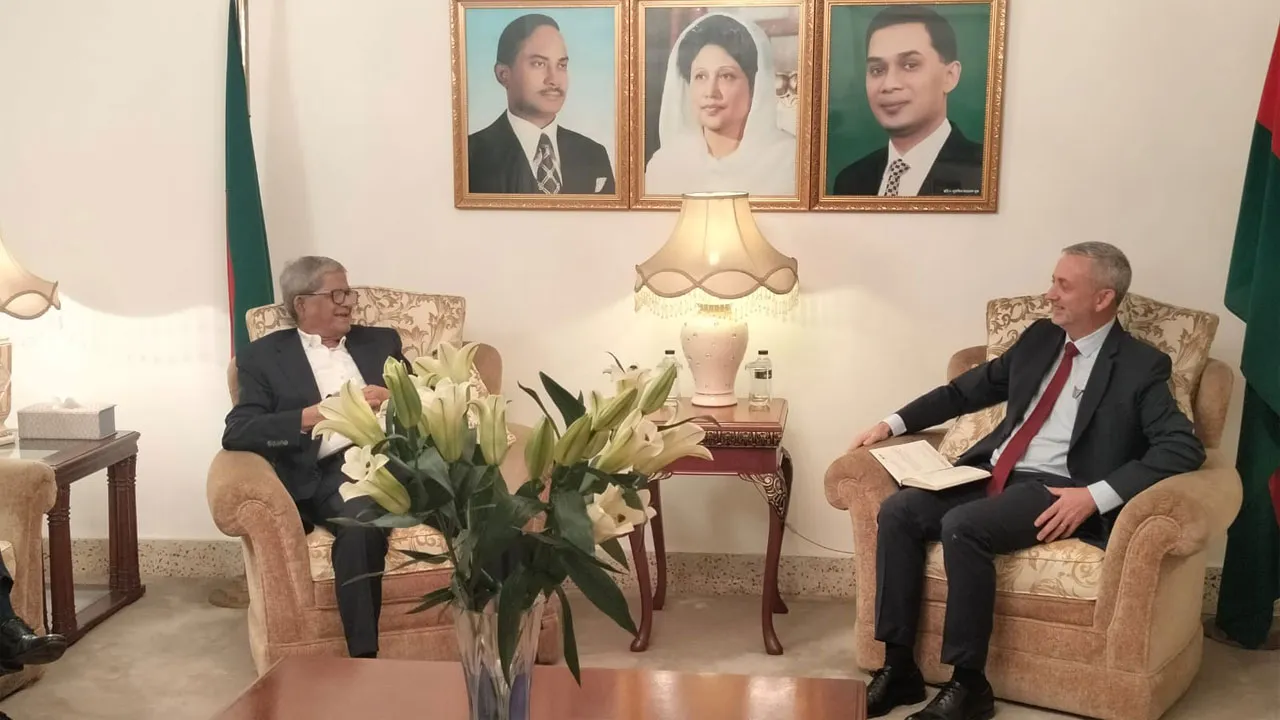 বিএনপির সাথে ইইউ রাষ্ট্রদূত মিলারের বৈঠক