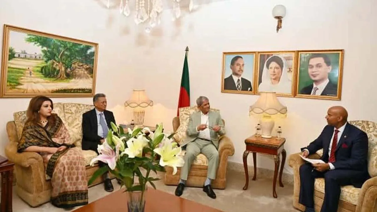 মির্জা ফখরুলের সাথে কানাডিয়ান হাইকমিশনারের বৈঠক