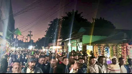 সুনামগঞ্জ ১ : ধানের শীষের প্রার্থীর সমর্থনে তাহিরপুরে বিশাল গণমিছিল