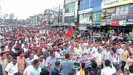 সুনামগঞ্জে বিএনপির বর্ণাঢ্য র‌্যালি