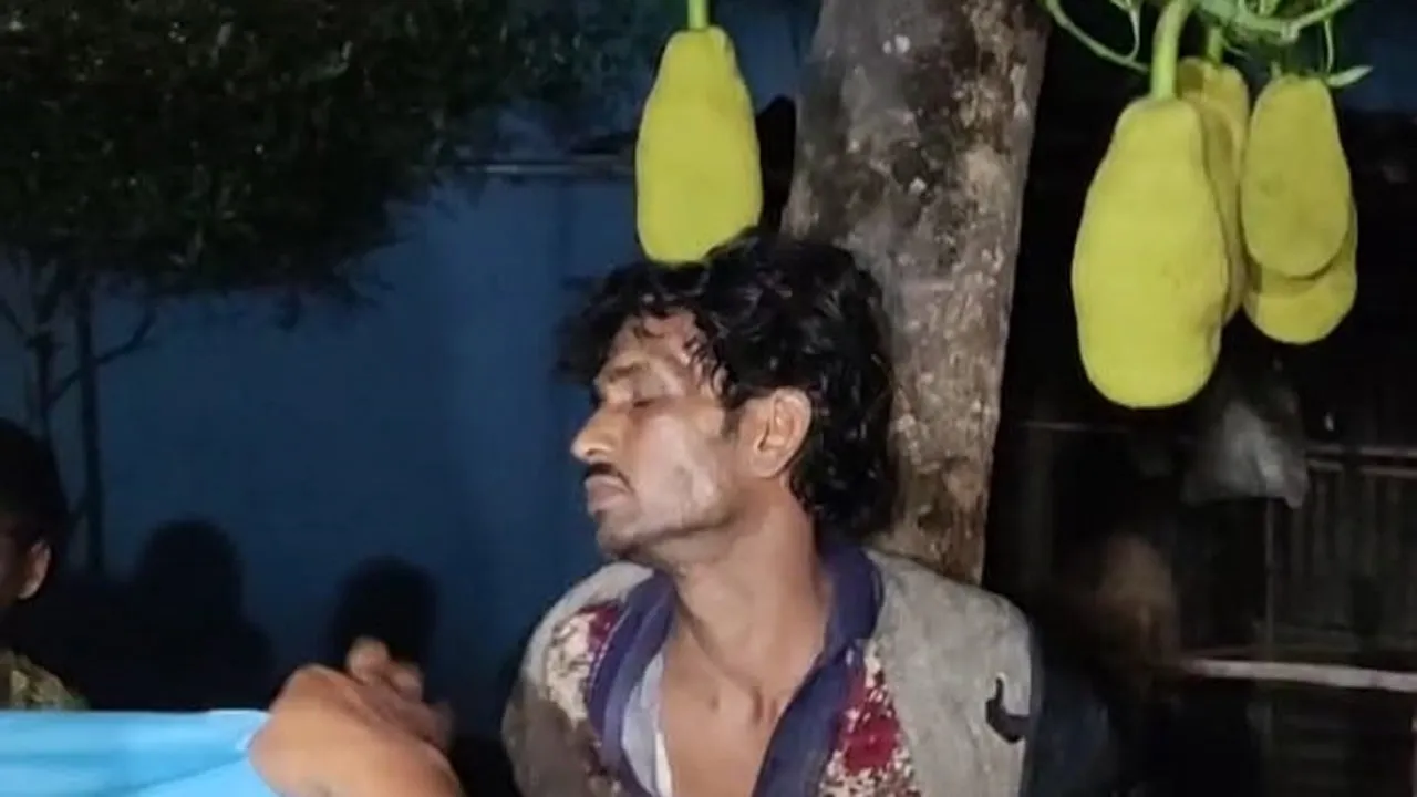 কাপড় চুরির অভিযোগে যুবককে কাঁঠাল গাছে বেঁধে নির্যাতনের ভিডিও ভাইরাল