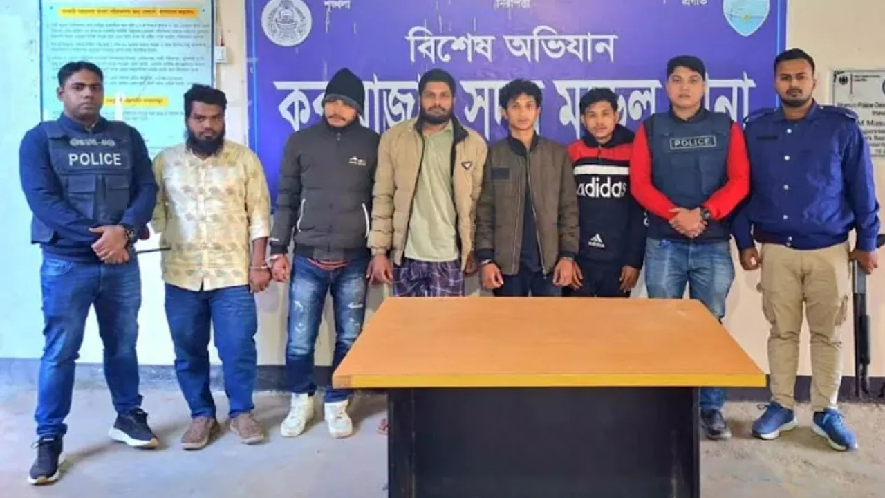 কক্সবাজারের ২ যুবদল নেতাকে হত্যাচেষ্টায় অভিযুক্ত ৫ জন বান্দরবান থেকে গ্রেফতার
