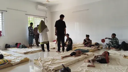 বান্দরবানে হাম নিয়ন্ত্রণে অস্থায়ী মেডিক্যাল ক্যাম্প