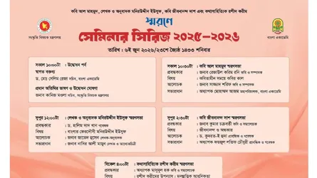 জীবনানন্দ, আল মাহমুদ, মনিরউদ্দীন ইউসুফ ও রশীদ করীম স্মরণে সেমিনার সিরিজ উদ্বোধন