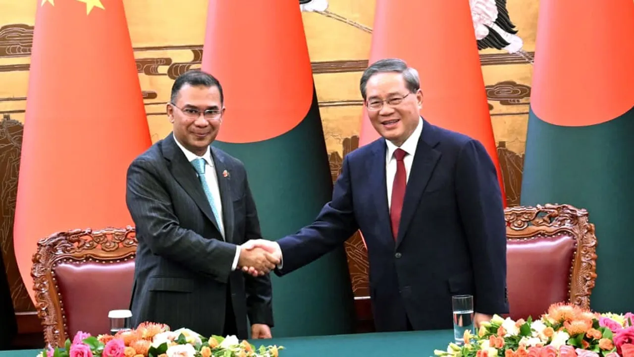 চীনের প্রধানমন্ত্রীর সাথে তারেক রহমান বৈঠক : একাধিক সমঝোতা স্মারক সই