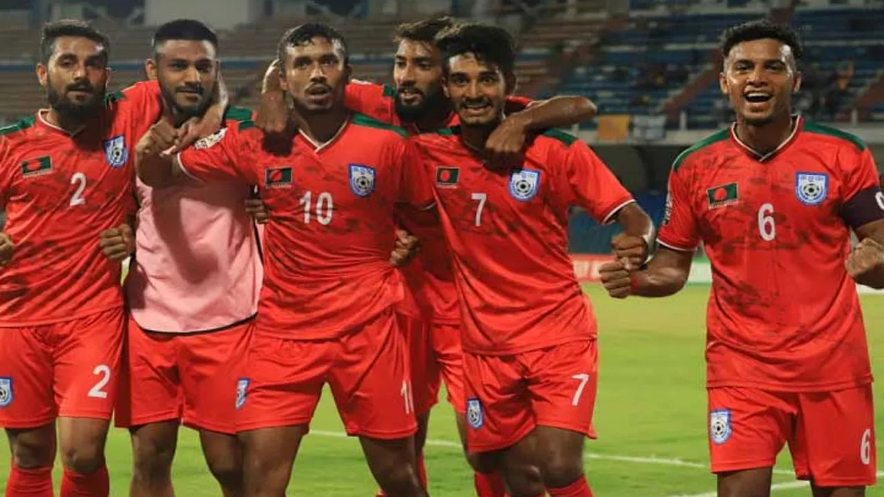 বড় জয়ে সাফের সেমিফাইনালে বাংলাদেশ