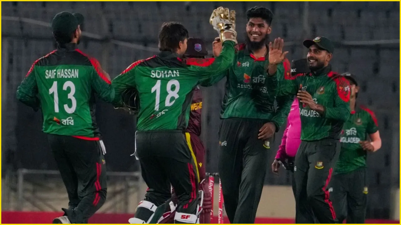 বিশ্ব রেকর্ড গড়ল বাংলাদেশ-ওয়েস্ট ইন্ডিজের স্পিনাররা