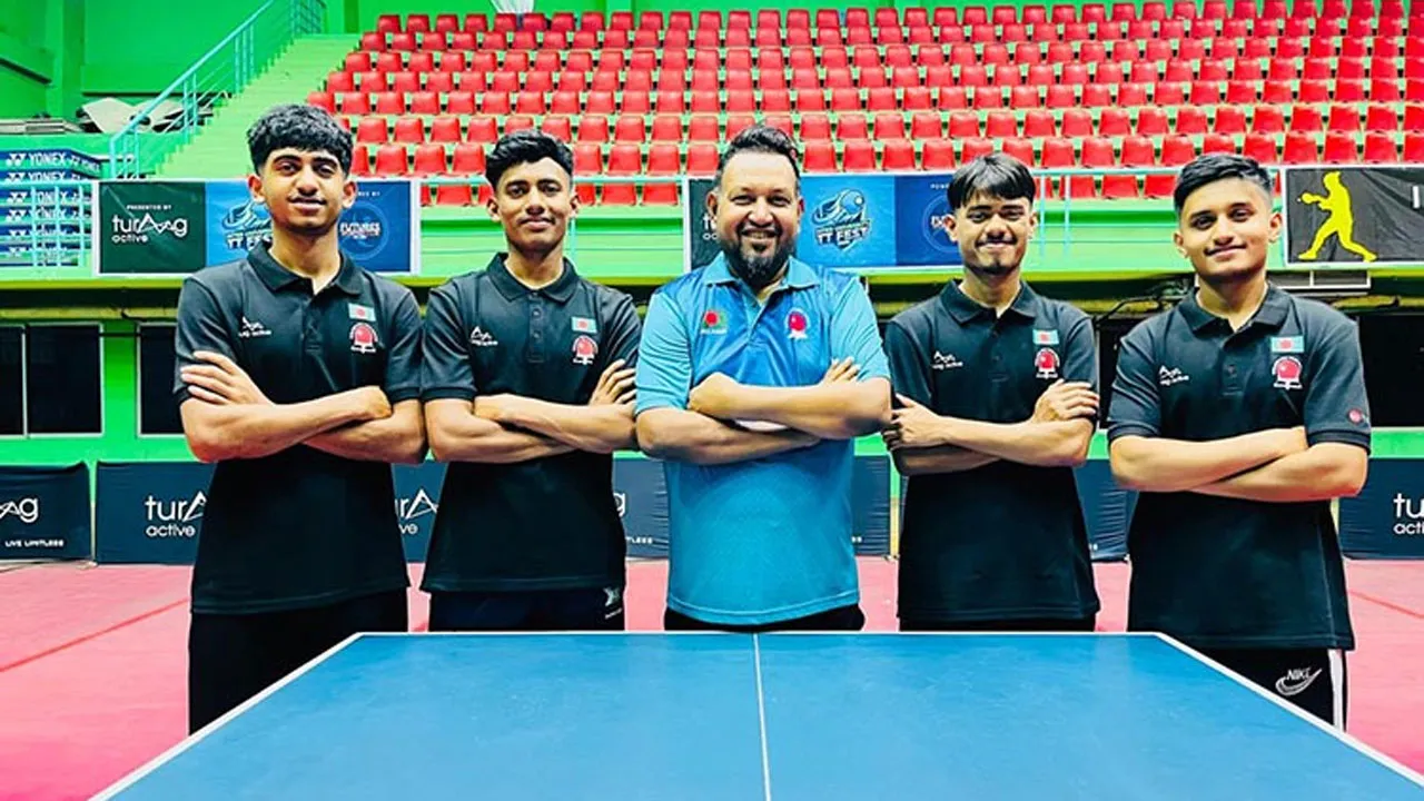সাউথ এশিয়ান ইয়ুথ টিটিতে বাংলাদেশের স্বর্ণ জয়