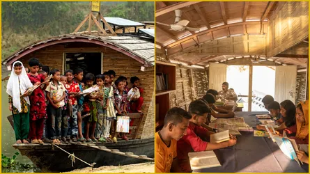 বাংলাদেশের ভাসমান বিদ্যালয় পেল ইউনেস্কোর স্বীকৃতি
