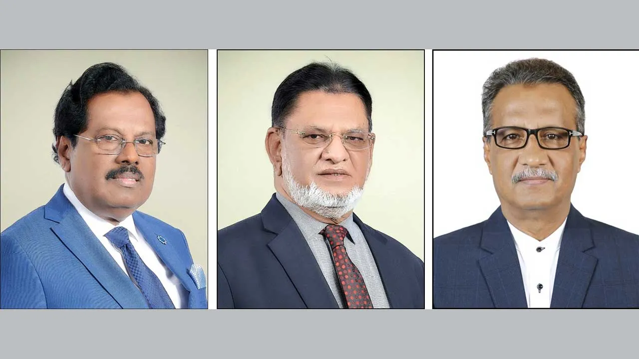 চেয়ারম্যান মোহাম্মদ ইউনুছ, ভাইস-চেয়ারম্যান মহিউদ্দিন আহমেদ ও ফকির আখতারুজ্জামান
