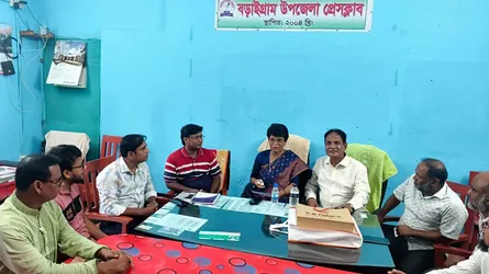 বড়াইগ্রাম উপজেলা প্রেস ক্লাবে সংরক্ষিত নারী এমপির মতবিনিময়