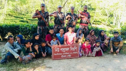 বড়লেখা সীমান্ত দিয়ে ১৭ রোহিঙ্গাসহ ১৮ জনকে পুশইন বিএসএফের
