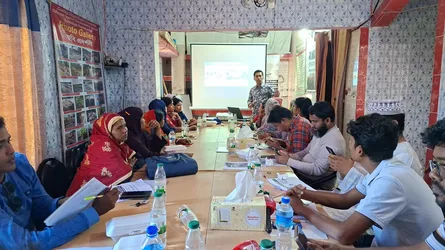 পাথরঘাটায় নারী উদ্যোক্তা ও সংবাদকর্মীদের সাথে কর্মশালা