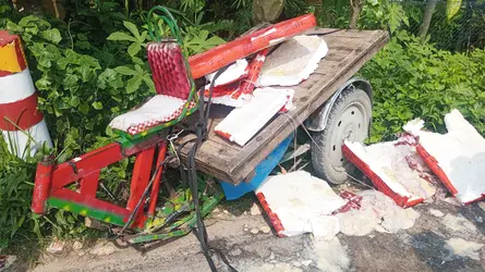 গৌরনদীতে বাসচাপায় ভ্যানচালক নিহত