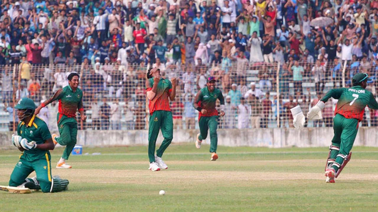 দক্ষিণ আফ্রিকাকে হারিয়ে সিরিজ জিতল বাংলাদেশ