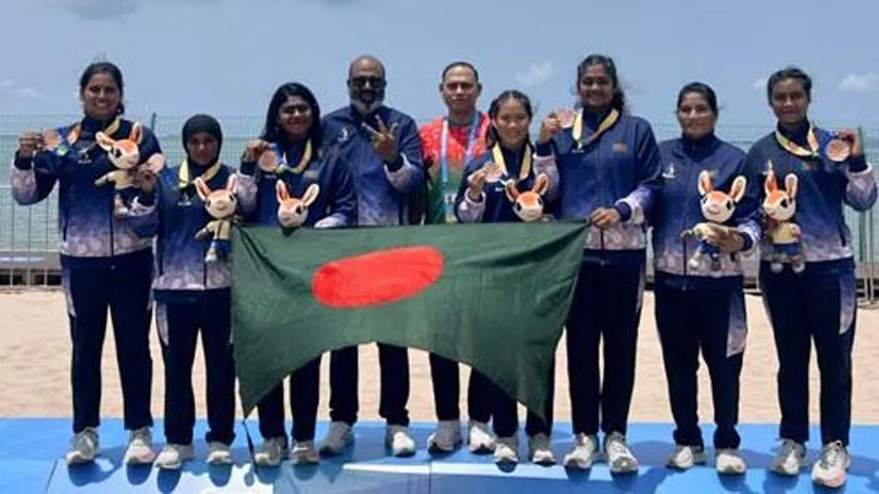 এশিয়ান বীচ গেমসে বাংলাদেশের প্রথম পদক গ্রহণ