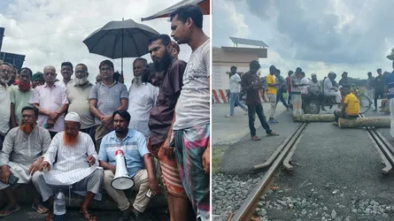 ভাঙ্গায় সড়ক-রেললাইন অবরোধ : ঢাকার সাথে ২১ জেলার যোগাযোগ বন্ধ