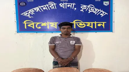 ভূরুঙ্গামারীতে চালের ড্রামে মিলল ৮ কেজি গাঁজা