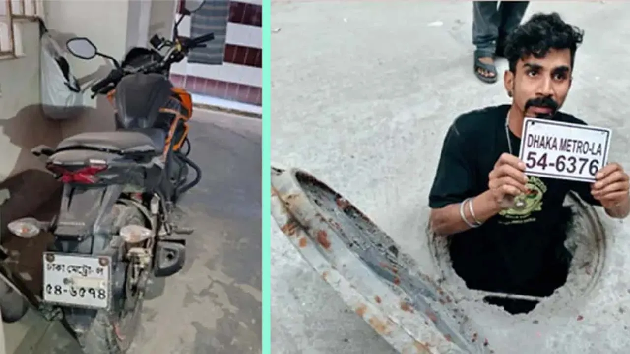 হামলায় ব্যবহৃত মোটরসাইকেল, হেলমেট ও ভুয়া নম্বর প্লেট উদ্ধার