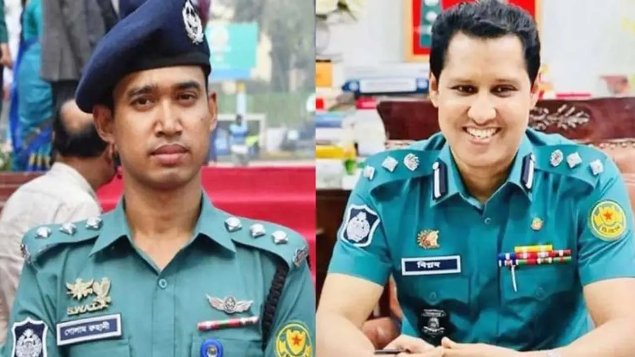 বরখাস্ত হলেন বিপ্লব, রুহানীসহ ৬ পুলিশ কর্মকর্তা