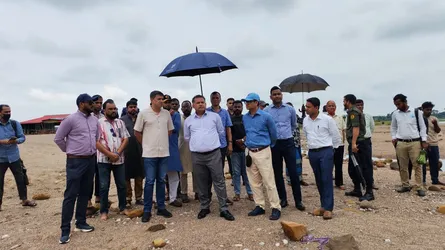 সিলেট বিভাগীয় কমিশনারের নেতৃত্বে বিছনাকান্দি পাথর কোয়ারি পরিদর্শন