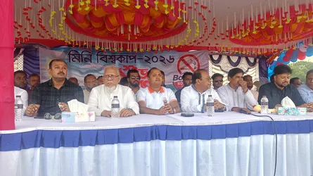 বোয়ালমারীতে মিনি ফুটবল বিশ্বকাপের উদ্বোধন