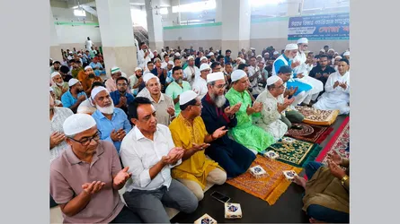 বগুড়ায় সাবেক নৌবাহিনী প্রধান মাহবুব আলী খানের মৃত্যুবার্ষিকী উপলক্ষে দোয়া মাহফিল