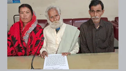 পৈত্রিক ভিটা হারিয়ে আশ্রয়হীন হিন্দু পরিবার