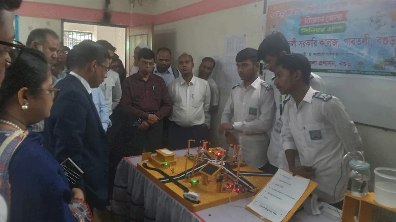 বগুড়ায় জাতীয় বিজ্ঞান ও প্রযুক্তি সপ্তাহের উদ্বোধন