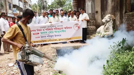 ব্রাহ্মণবাড়িয়ায় ডেঙ্গু প্রতিরোধে র‍্যালি, মশক নিধন ও পরিচ্ছন্নতা অভিযান