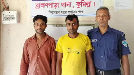 ব্রাহ্মণপাড়ায় মাদক কারবারি ও স্কুলে চুরির অভিযোগে গ্রেফতার ২