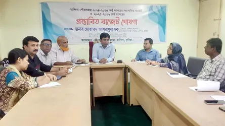 চান্দিনা পৌরসভার ৮১ কোটি ৯ লাখ টাকার বাজেট ঘোষণা