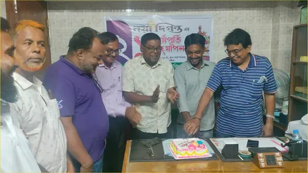 বোয়ালমারীতে নয়া দিগন্তের ২১তম বর্ষপূর্তি উদযাপন