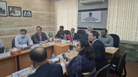 সেন্টার ফর চায়না স্টাডিজের সভায় নোবিপ্রবি ভিসি