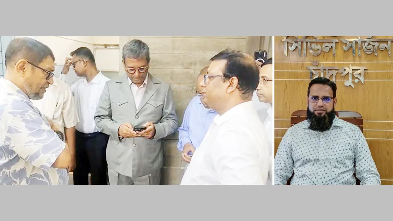চাঁদপুরের সিভিল সার্জনকে বদলির ২ ঘণ্টা পর সিদ্ধান্ত প্রত্যাহার স্বাস্থ্যমন্ত্রীর