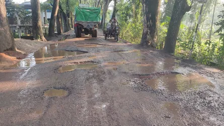চৌগাছা পৌরসভার সড়কগুলোর বেহাল দশা, জনদুর্ভোগ চরমে