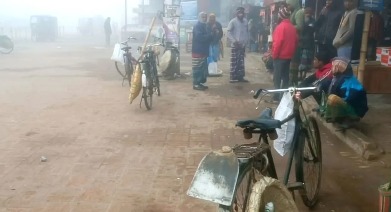 চুয়াডাঙ্গায় তাপমাত্রা ৭ ডিগ্রির ঘরে, বিপর্যস্ত জনজীবন