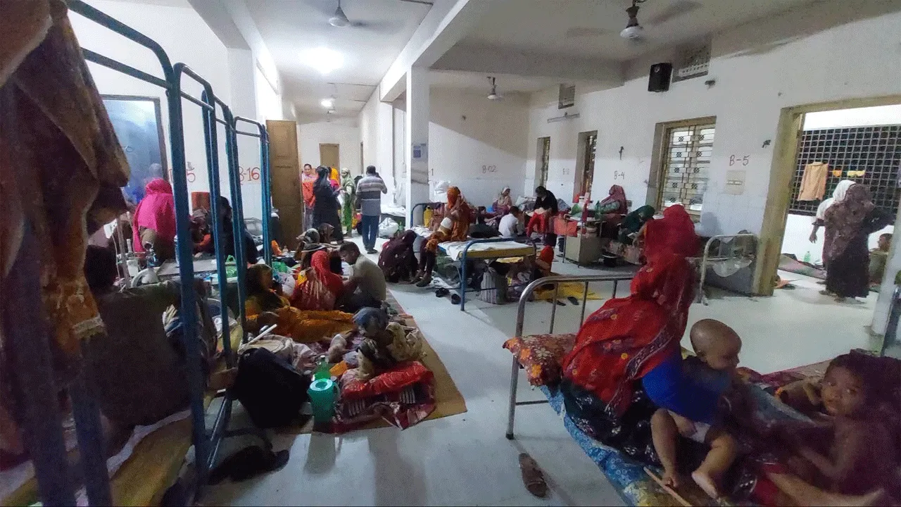 চুয়াডাঙ্গা সদর হাসপাতালে নিউমোনিয়ার প্রকোপ, ২২ বেডের বিপরীতে ভর্তি ৫৫৬ শিশু