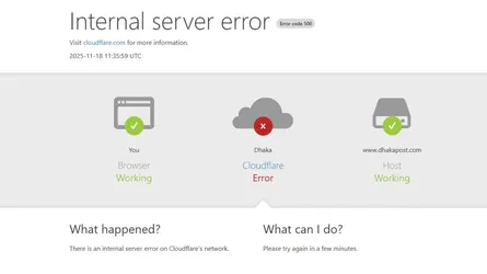 বাংলাদেশী বিভিন্ন গণমাধ্যমসহ বিশ্বের বহু ওয়েবসাইটে হঠাৎ বিপর্যয়