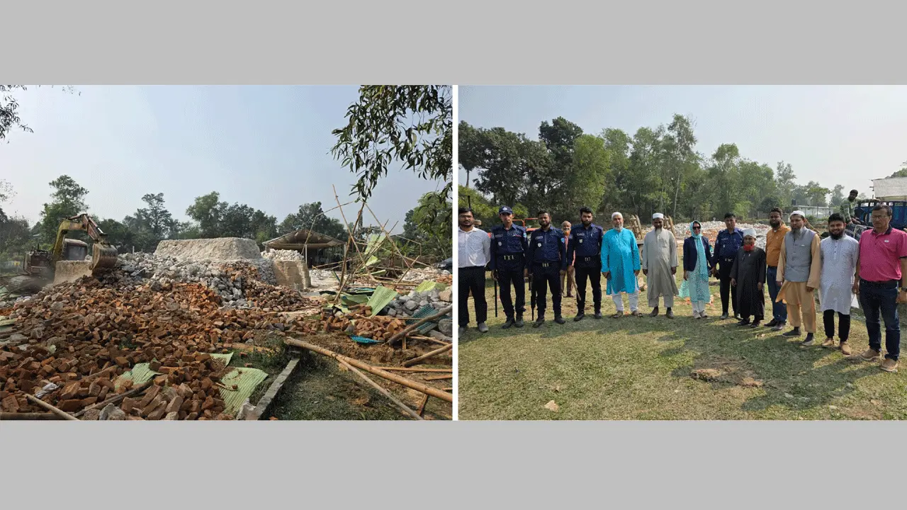 কুমিল্লায় চুন কারখানা গুঁড়িয়ে দিল গ্যাস কোম্পানি