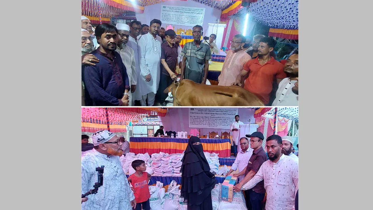 চান্দিনায় দেড় শতাধিক পরিবারে স্বাবলম্বী সামগ্রী বিতরণ