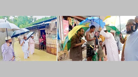 চকরিয়া ও পেকুয়ায় পানিবন্দী মানুষের পাশে জামায়াত নেতা ফারুক