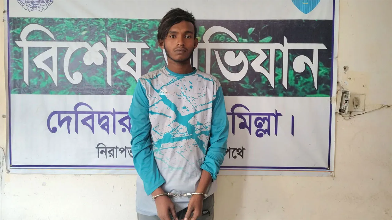 দেবিদ্বারে বৃদ্ধাকে ধর্ষণের অভিযোগে যুবক গ্রেফতার
