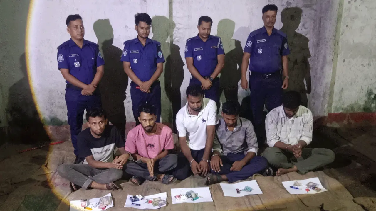 কোল্ড স্টোরেজে ইয়াবা সেবন, বুড়িচংয়ে ৫ যুবকের ৬ মাসের কারাদণ্ড