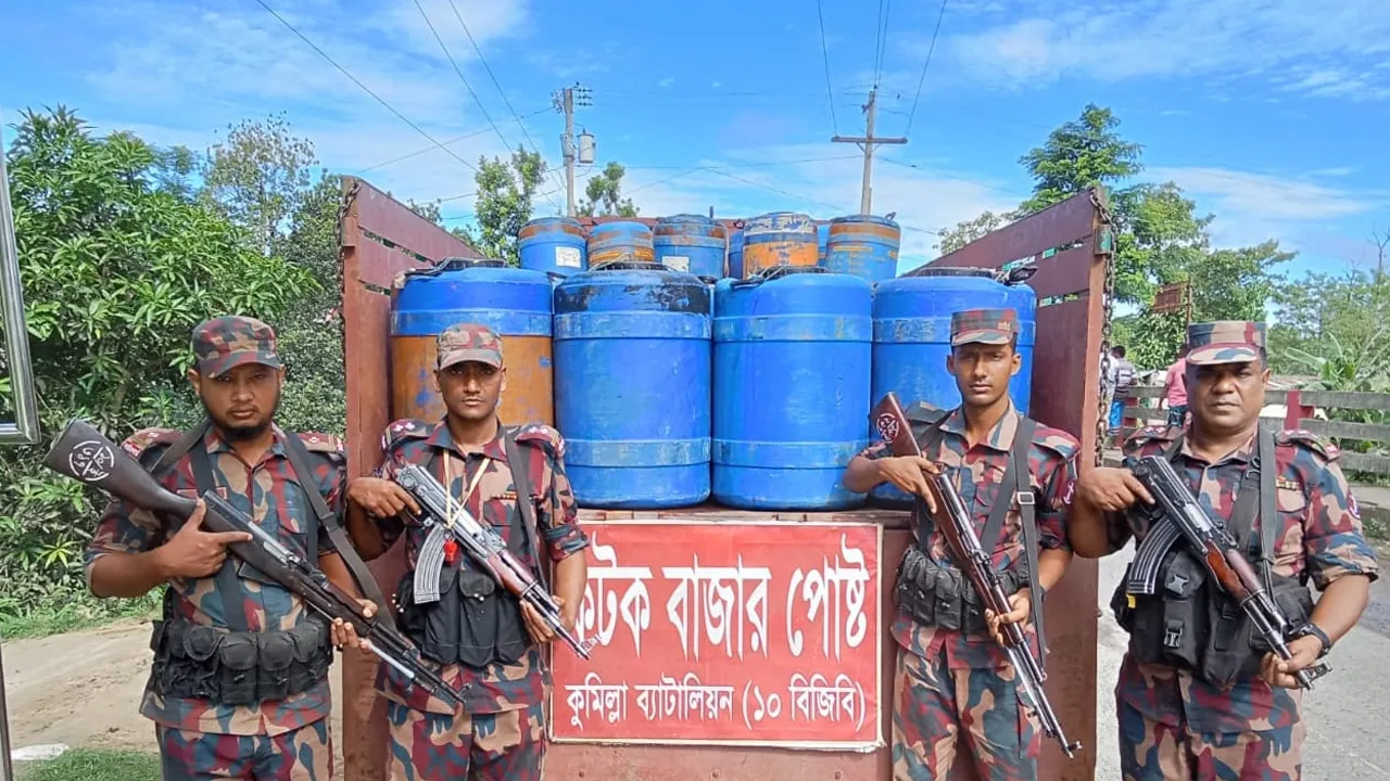 কুমিল্লায় ভারতে পাচারকালে কোটি টাকার চিংড়ির রেনু জব্দ