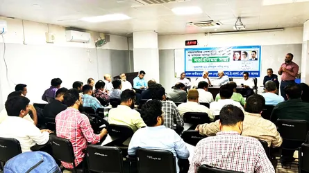 ড্যাবের নির্বাচন উপলক্ষে বরিশাল মেডিক্যাল ছাত্রদলের সাবেক নেতাদের মতবিনিয়ময়