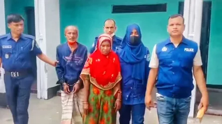 স্বামীকে হত্যার অভিযোগে পরকীয়া প্রেমিকসহ স্ত্রী গ্রেফতার